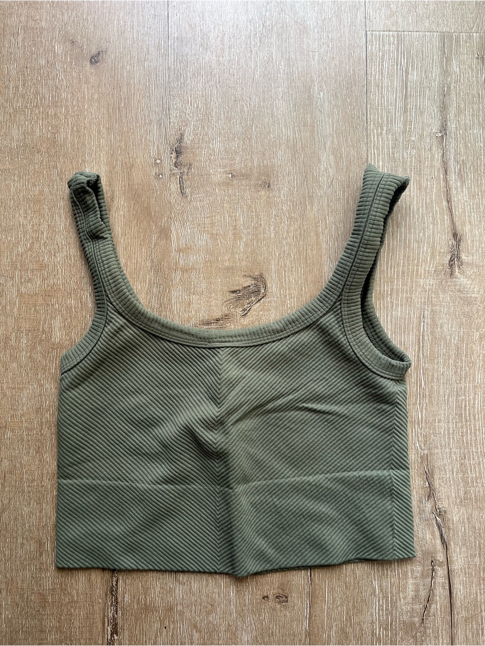 Nikibiki Olive Ribbed Tank - Picture 2 of 3